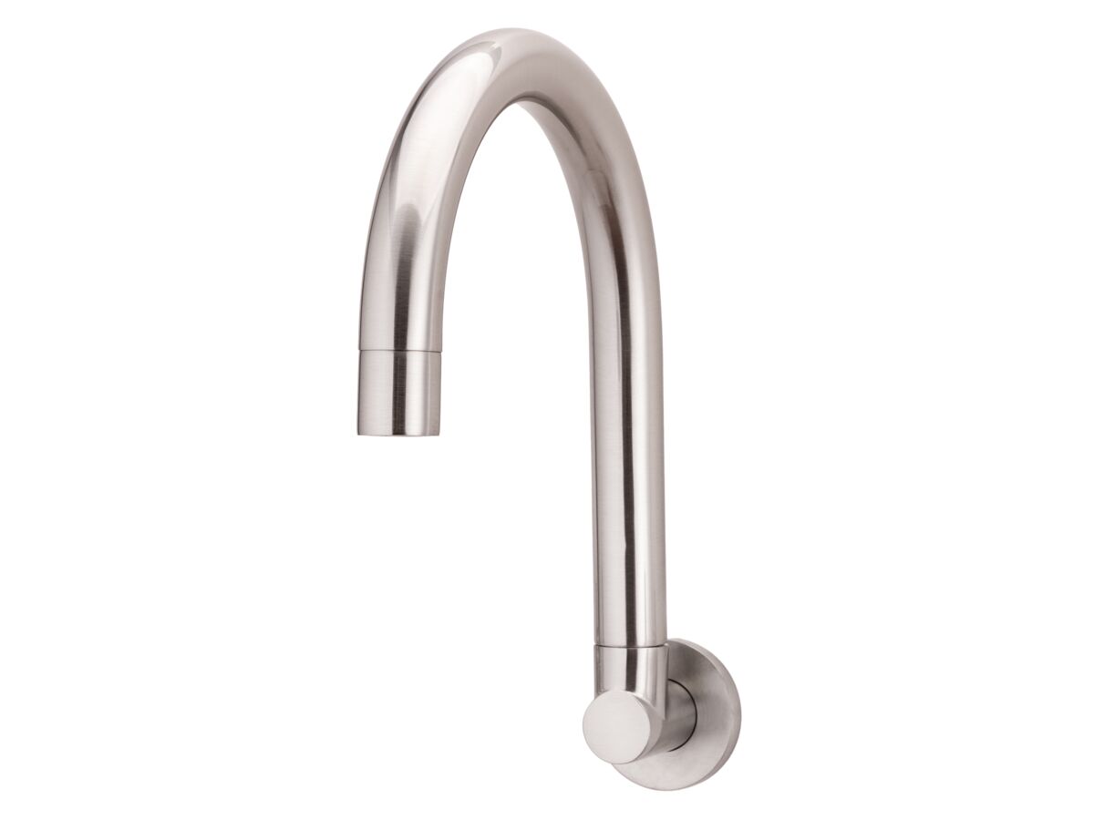 Hero - Posh Solus Wall Sink Outlet Brushed Nickel (4 Star) Lead Free