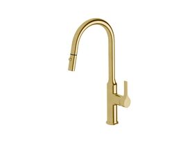 Hero - Milli Oria Sink Mixer Pull Out Spray Brushed Gold PVD Lead Free