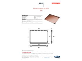 Specification Sheet - Memo Universal Drainer Tray Bronze
