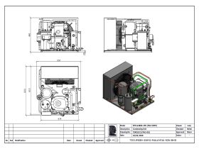 Tecumseh Evo Condensing Unit 2Hp R404 LBP EPCL2480Z-XC-1PH