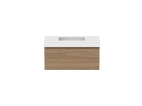 Hero - Posh Domaine 900mm Wall Hung Vanity Unit All-Drawer 90mm Top