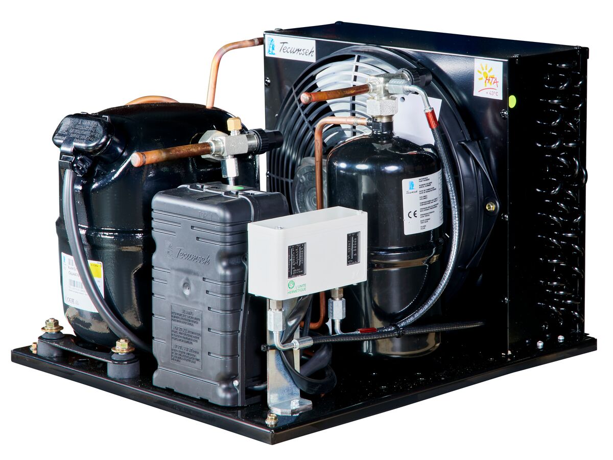 Tecumseh AJ2 HTA Condensing Unit 5/8HP R134 MHBP CAJT4476YHR-FZ-1 with Pressure Control