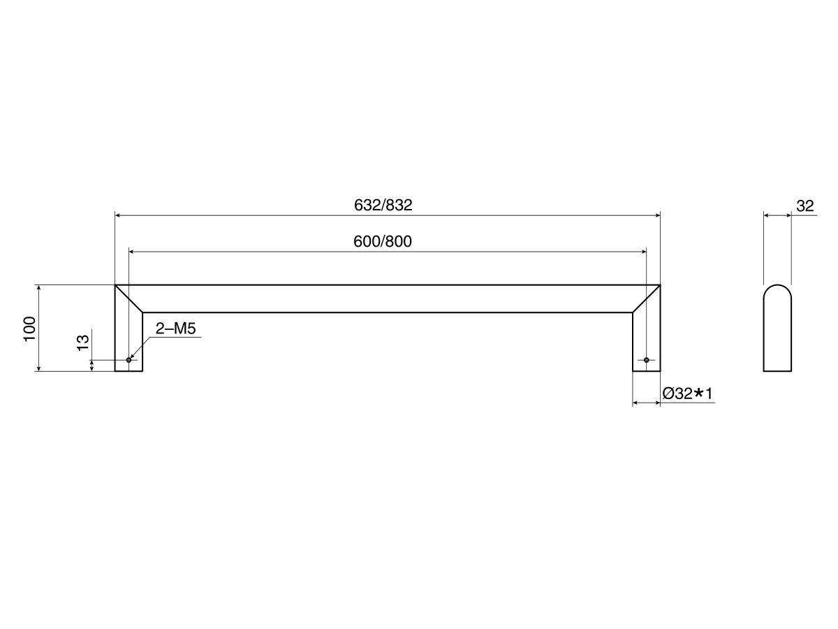 Mizu Drift Heated Towel Rail