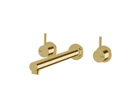 Sussex Scala Bath Set 250mm LUX PVD Brushed Pure Gold