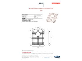 Specification Sheet - Memo Zenna Protector Grid 3/4 Bowl Nanoplated Bronze