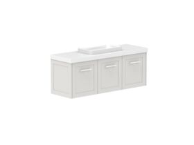 Supporting Image - Kado Lux Ensuite All Door 1200mm Wall Hung Centre Basin 50mm Top