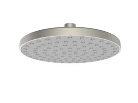 Hero - Posh Bristol MK2 Round Overhead Shower 180mm Brushed Nickel (3 Star)