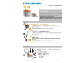 Specification Sheet - Sauermann SI30 Condensate Pump 20l/hr