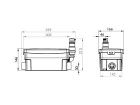Pump Sanishower Basin or Shower