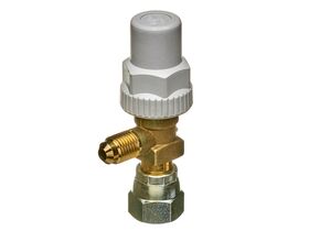 Castel Receiver Valve 1/4" F x 1/4" M Flare
