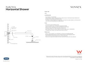 Installation Instructions - Sussex Scala Nova Horizontal Shower