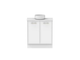 Supporting Image - Kado Lux Ensuite All Door 750mm Floor Mount Centre Basin 20mm Top Shaker