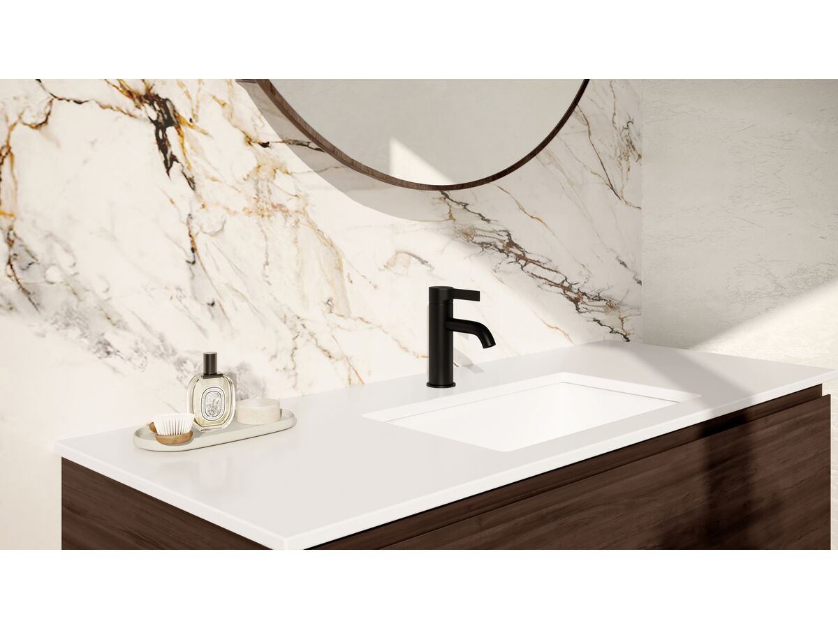 Sussex Oria Basin Mixer PVD Matte Black (5 Star)