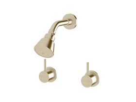Sussex Scala Shower Set LUX PVD Brushed Platinum Gold (3 Star)