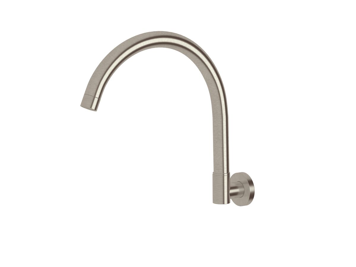 Sussex Scala Wall Spa Outlet Curved LUX PVD Brushed Oyster Nickel