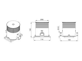 Mizu Drift MK2 Floor Mounted Bath Mixer In Floor Component