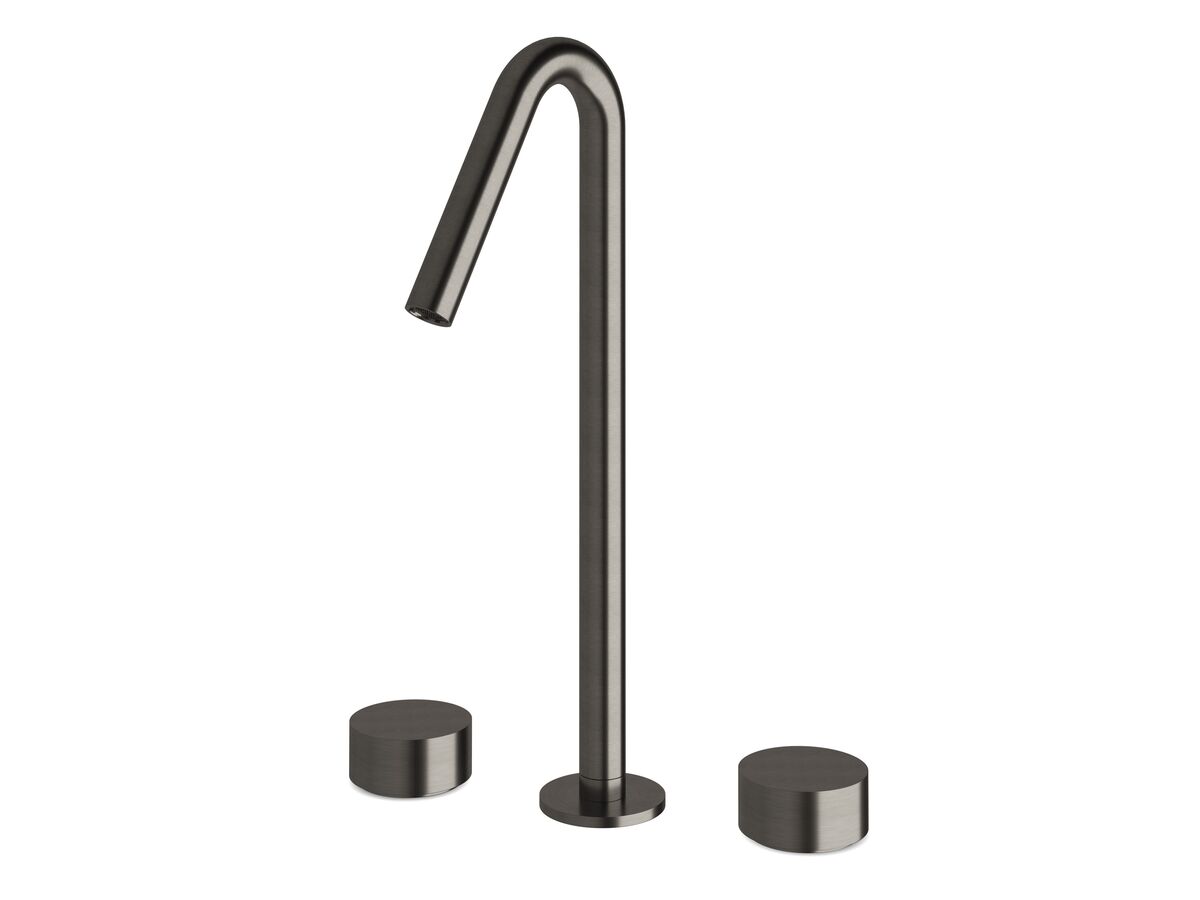 Sussex Pure Vessel Basin Set PVD Brushed Gunmetal (5 Star)