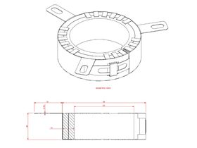 Allproof Fire Collar Stainless Steel 50mm