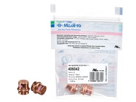 >B< Maxipro Stop End 5/8" Bag of 2