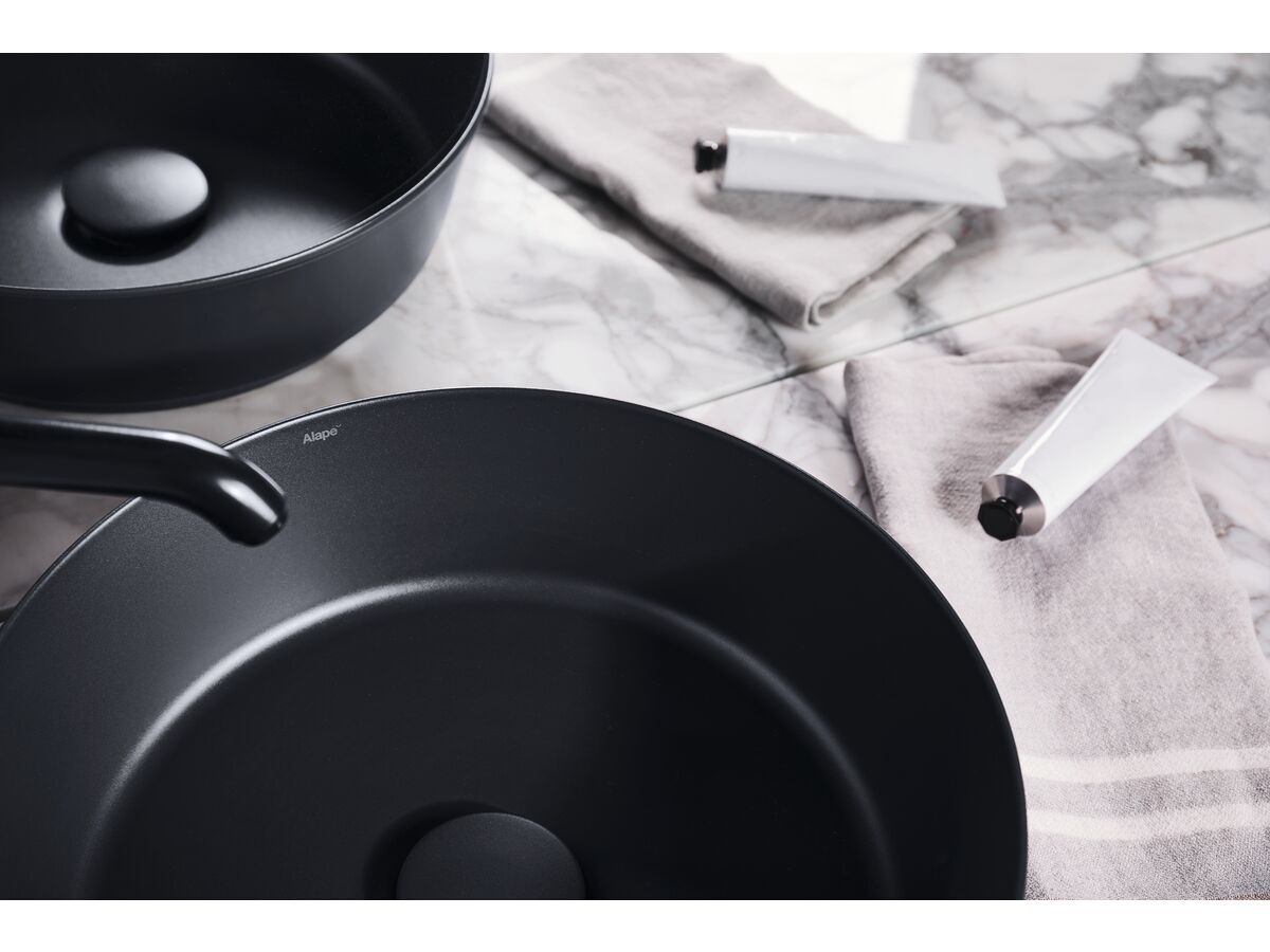 Alape Scopio Counter Basin 375mm Matte Black