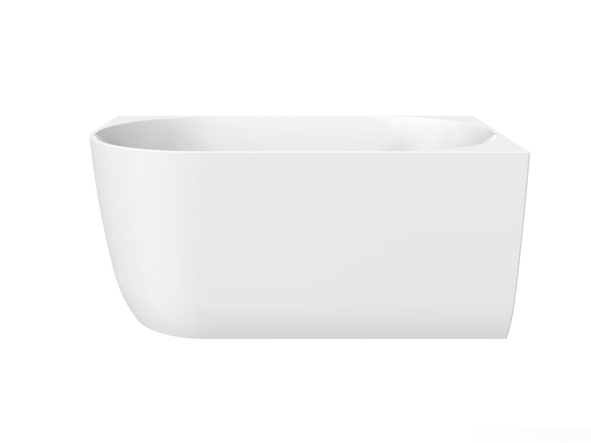 Posh Solus Back To Corner Freestanding Bath 1300 Right Corner White