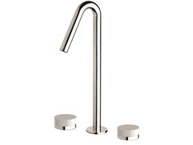 Sussex Pure Vessel Basin Set with Linear Textured Handles Chrome (5 Star)
