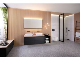 Geberit Sigma 70 Dual Flush Button Matt Black Easy Clean Coating