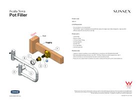 Installation Instructions - Sussex Scala Nova Pot Filler Lead Free