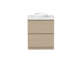 Hero - Posh Domaine All-Drawer Twin 750mm Floor Mounted Vanity Unit 50mm Top