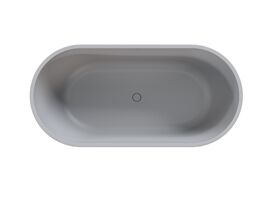 Supporting Image - Omvivo Villa Freestanding Bath 1725 x 820mm Cove Grey - Top
