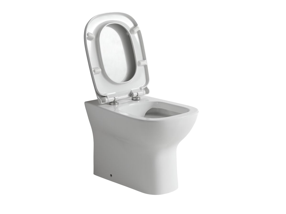 Posh Domaine Back to Wall Rimless Pan Soft Close Quick Release Seat (4 Star)