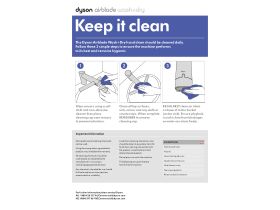 Care & Maintenance - Dyson Airblade Wash and Dry