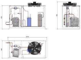 ACPAC Packaged Condensing Unit AP1.7M1-5 1 Phase