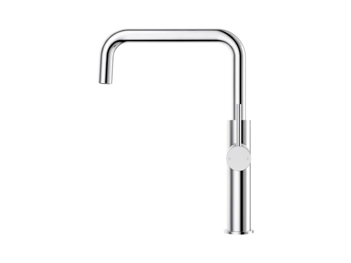 Supporting Image - Mizu Drift Gooseneck Sink Mixer Tap Square Chrome (5 Star)
