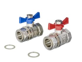 Rehau Stainless Steel Manifold Ball Valve Set
