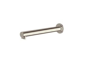 Sussex Scala Wall Basin Outlet Straight 250mm PVD Brushed Nickel