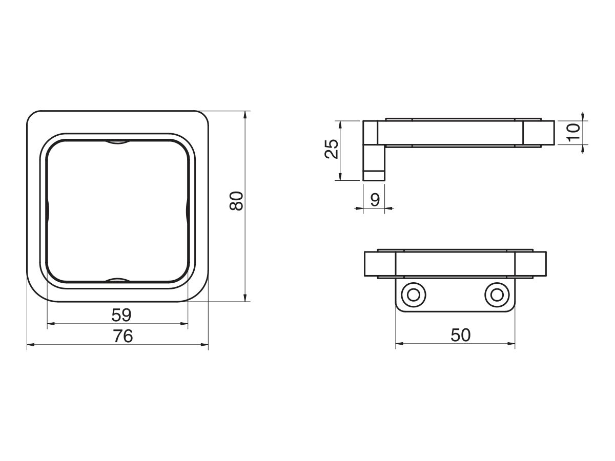 Milli Glance Single Wall Holder