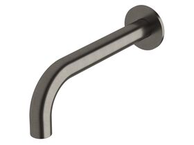 Sussex Pure Wall Basin Outlet 200mm PVD Brushed Gunmetal (3 Star)
