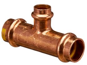 >B< Press Gas Reducing Tee 20mm x 20mm x 15mm