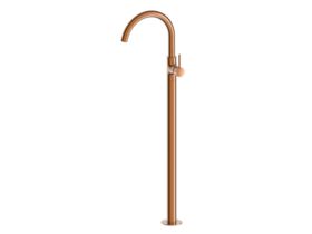 Hero - Mizu Drift Floor Mounted Bath Mixer Kit Brushed Bronze