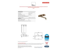 Specification Sheet - Faucet Strommen Vara Disc Wall Basin / Bath Hostess Tap System Right Hand 250mm Kit Discovery Bronze (6 Star) Lead Free