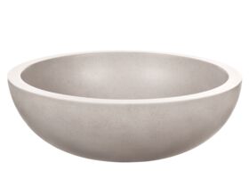 Supporting Image - Omvivo Villa Round Above Counter Basin 430mm Island Sand