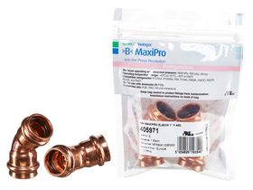 >B< Maxipro Elbow 45 Degree x 1" Bag of 2