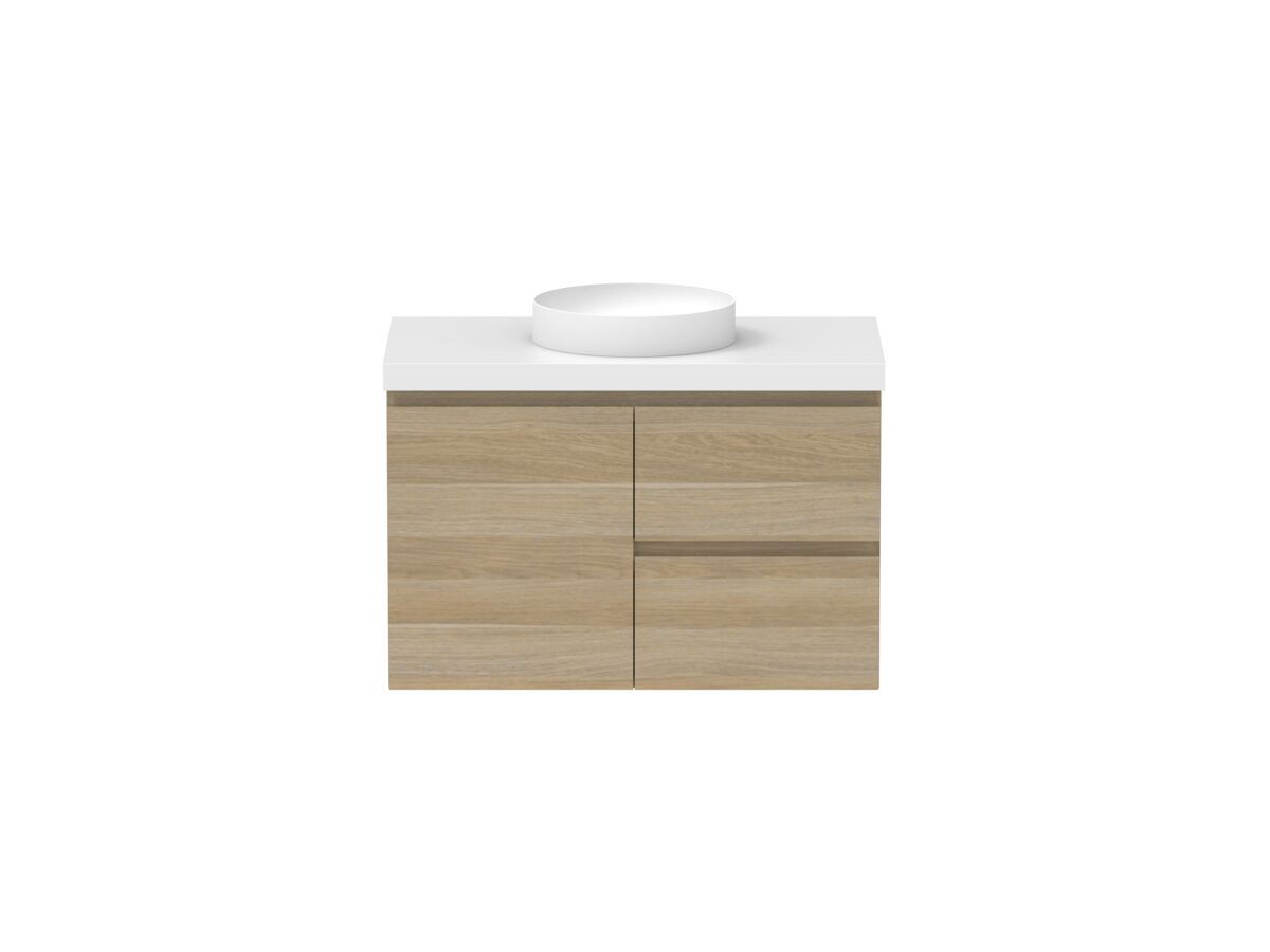 Hero - Posh Domaine 900mm Wall Hung Vanity Unit Conventional 50mm Top