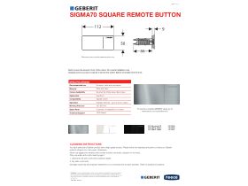 Technical Guide - Geberit Sigma 70 Remote Black Glass