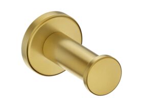 Mizu Drift Robe Hook Brushed Brass
