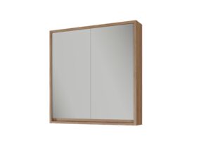 Supporting Image - Kado Aspect 750mm Mirror Cabinet Two Doors - Boston Oak side