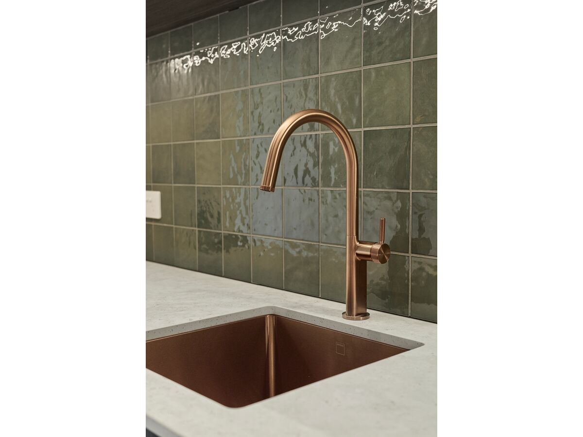 In Situ - Memo Zenna Single Bowl Sink Stainless Steel Nanoplated Bronze