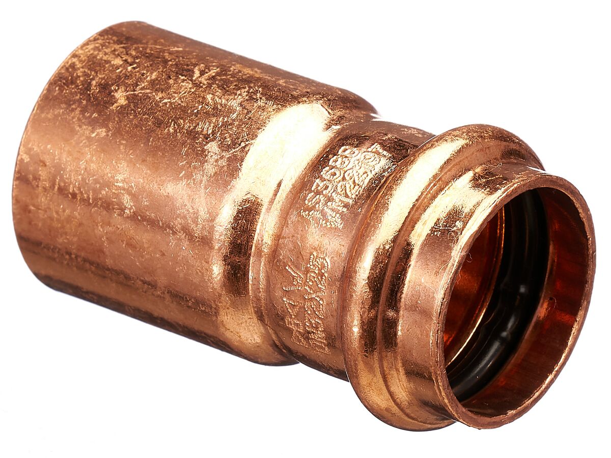 >B< Press Water Fitting Reducer 32mm x 25mm