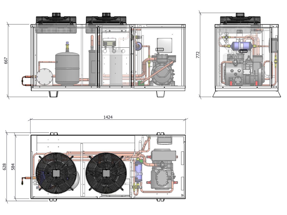 ACPAC Packaged Condensing Unit APS8.3ML2-1